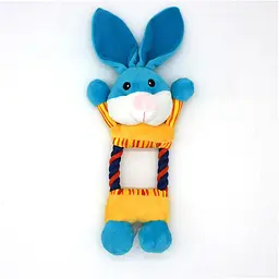 Плюшева іграшка для собак Shape Dog Plush Toy Blue Rabbit - мініатюра 3