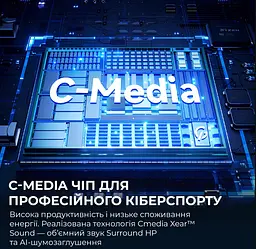 Ігрові бездротові навушники GamePro HSW-191-BL Asgard Skadi Wireless 7.1 Black - мініатюра 12