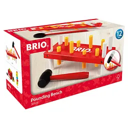 Іграшка-забивалка дерев'яна BRIO червона (30525) - мініатюра 2