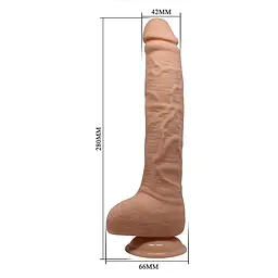 Фалоімітатор - Beautiful Encounter Dick Dildo Flesh - мініатюра 7