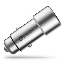 Автомобільний зарядний пристрій XiaomiCar Quick Charger 3.0 CZCDQ02ZM Silver - мініатюра 2