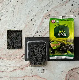 Чіпси Норі Koirak Seaweed Snack Green Tea Flavor 5г - мініатюра 3