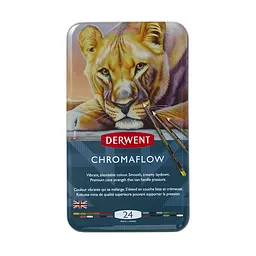 Кольорові олівці Colour Chromaflow 24 шт. Derwent (5028252616133)