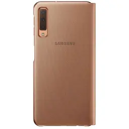 Чохол-книжка Samsung Wallet Cover для Samsung Galaxy A7 2018 SM-A750 Gold (EF-WA750PFEGRU) - мініатюра 4