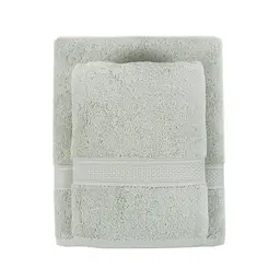 Рушник махровий Lotus Home - Grand soft twist green зелений 50x90 - мініатюра 2