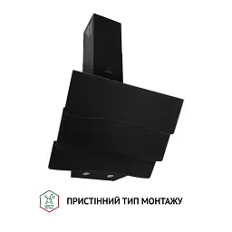 Витяжка декоративна похила Perfelli DNS 6482 D 850 BL LED - мініатюра 2