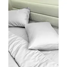 Комплект постільної білизни Ecotton Light Grey євро полисатин світло-сірий (25191) - мініатюра 6