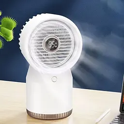 Настільний вентилятор SL09 з водяним охолодженням 3600 mAh White Epik teh0029514 - мініатюра 4