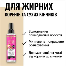 Експрес-кондиціонер Gliss Supreme Length для довгого волосся схильного до пошкоджень 200 мл - мініатюра 7