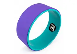 Колесо для йоги TPE 33 см бузково-м'ятне EasyFit fit0024872