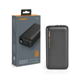 Універсальна мобільна батарея 30000 mAh, VPB-297, Black, 22.5 Вт Videx teh0027622 - мініатюра 6