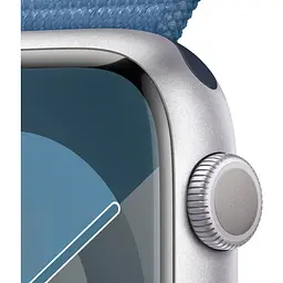 Смарт-годинник Apple Watch Series 9 GPS 45mm Silver Aluminum Case with Winter Blue Sport Loop [MR9F3] [95103] - мініатюра 4