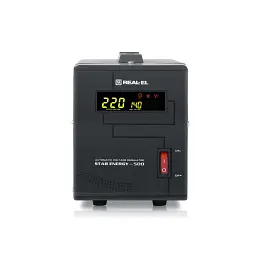 Стабілізатор REAL-EL STAB ENERGY-500 (EL122400011) - мініатюра 2
