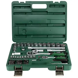 Набір насадок торцевих і біт 1/4", 1/2" 72 шт GRAD (6004245) - мініатюра 3