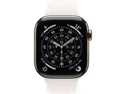 Смарт-годинник Apple Watch Series 11 GPS + Cellular 42mm Gold Titanium Case w. Light Blush Sport Band - S/M (MF8W4) - мініатюра 2