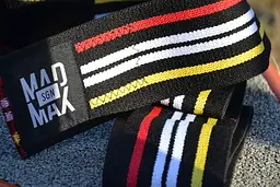 Бинти на коліна MadMax MFA-292 Knee Wraps Black (MFA-292-U) - мініатюра 6