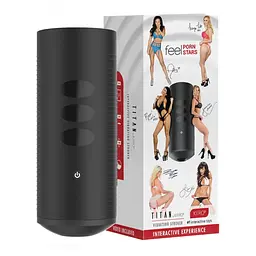 Інтерактивний мастурбатор Kiiroo Titan з теледильдонікою, 22х8.7 см