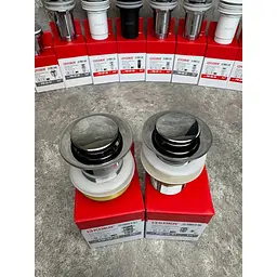 Донний клапан для раковини Koer PW-09-01 з переливом автоматичний Click-Clack 1 1/4″ Хром KR5796 - мініатюра 3