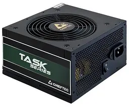 Блок живлення 600 Вт, Chieftec TASK, чорний, 80+ Bronze, Active PFC, 120 мм, 3xMolex/5xSATA/2xPCI-E 6+2-pin/1xMB 20+4-pin