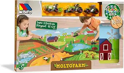 Дитячий ігровий килим-трек Ферма з тракторами та знаками, Molto (25806) Molto art25806 - мініатюра 5