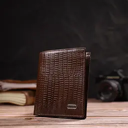 Чоловічий шкіряний гаманець Canpellini 10х11,5х1 см acs0025590 - мініатюра 6
