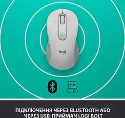 Миша бездротова Logitech Signature M650 Off-White (910-006255) - мініатюра 6