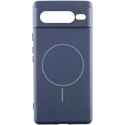 Чохол Silicone Cover Lakshmi Full Camera (AA) with Magnetic Fit для Google Pixel 7 Pro Темно-синій / Midnight blue