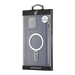 Чохол Jinduka Leather Ringo iPhone 12 Pro Max Blue - мініатюра 2