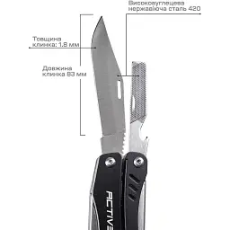 Мультитул Active Scitool Black - мініатюра 5