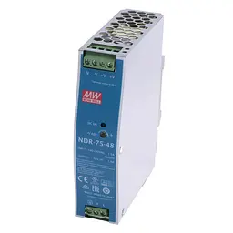 Блок живлення NDR-75-48 Mean Well на DIN-рейку (43-00521) - мініатюра 1