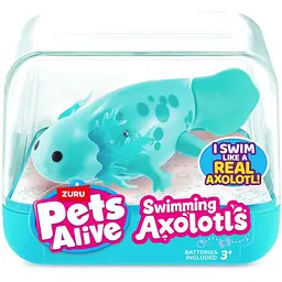 Інтерактивна іграшка Аксолотль Pets & Robo Alive 9556B, бірюзовий