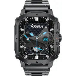 Смарт-годинник Gelius Tactical Heavy (GP-SW016) Black Chrome (2099901019097) - мініатюра 2