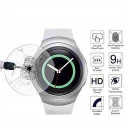 Загартоване захисне скло VSKEY для годинників Samsung Galaxy Gear S2, S4, Sport Watch, диаметр 30,5 мм - мініатюра 2
