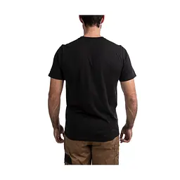 Футболка MILWAUKEE HTSSBL-XXL, легка з коротким рукавом, чорна, (розмір XXL) - мініатюра 2