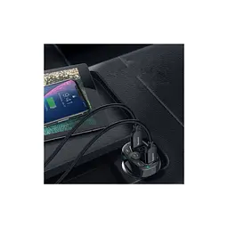 FM модулятор Baseus T Shaped S-09A 2 х USB Type-A, microSD Black (CCMT000001) - мініатюра 9