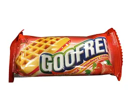 Бельгійська вафля GooFree з полуничною начинкою 50 г (5999560730043)