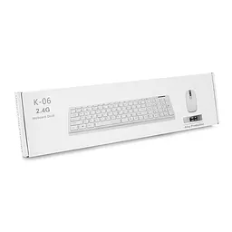 Бездротовий комплект Voltronic K06 (KB+Mouse), (Eng / Pyc), 2.4G, Black, Box - мініатюра 2