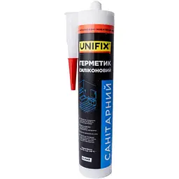 Герметик силіконовий санітарний Unifix 280 мл білий