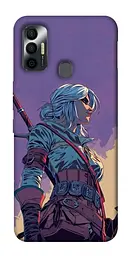 TPU чохол Demsky The witcher ciri для TECNO Spark 7