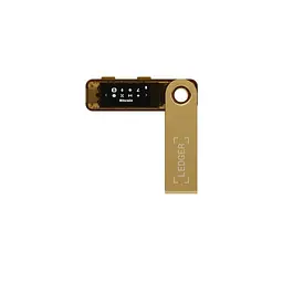 Апаратний гаманець для криптовалют Ledger Nano S Plus Gold (LNSPG) - мініатюра 5