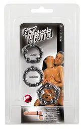 Набір ерекційних кілець Orion Get Hard Black, 3 шт (чорний) - мініатюра 4