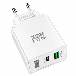 Зарядний пристрій XON PowerCharge 65W (PD33) USB Type-C (PCWA065033A1С1W 6044) Білий