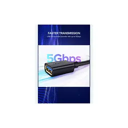 Дата кабель USB 3.0 AM/AF 1.5m US129 black Ugreen (30126) - мініатюра 8