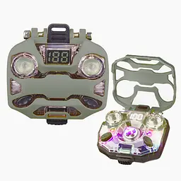 Ліхтар запальничка Multifunctional D72-1 + BOX LCD TypeC (3 + 3 + 1 режими) - мініатюра 3