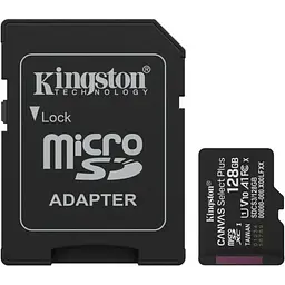 Карта пам'яті Kingston 128 GB microSDXC Canvas Select Plus Gen3 + SD-Adapter SDCS3/128GB