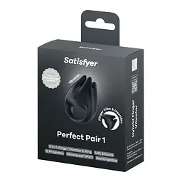 Вібратор на палець та ерекційне кільце 2в1 Satisfyer Perfect Pair 1 - мініатюра 8