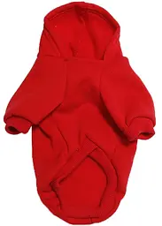 Худи для собак и котов EcoToys Red XL красное A: 37 см B: 43 см C: 29 см X-7061