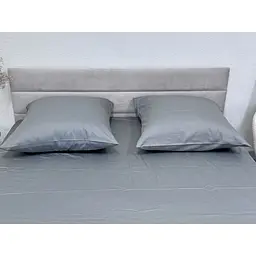 Наволочка Ecotton Natural Grey сатин 70х70 см 2 шт. сіра (24751) - мініатюра 5