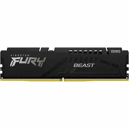 Пам'ять 16Gb x 2 (32Gb Kit) DDR5, 5200 MHz, Fury Beast, Black, 40-40-40, 1.25V, з радіатором Kingston teh0020249 - мініатюра 2