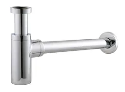Сифон для раковини циліндричний Globus Lux GSB-32-125-00 1 1/4 ″, хром, латунь - мініатюра 2